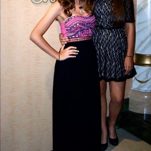 Strapless Maxi Patterned Dress - Picture 8 of 8